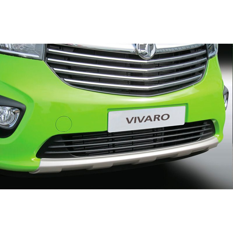 RGM Spoiler avant 'Skid-Plate' sur mesure pour Opel Vivaro 2014-2019 Argent (ABS)