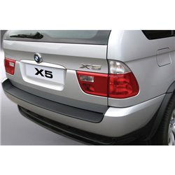 Protection de seuil arrière (ABS) sur mesure pour BMW X5 2000-2007 Noir