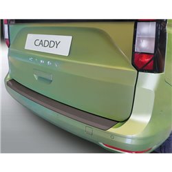 Protection de seuil arrière (ABS) sur mesure pour Volkswagen Caddy V Box/MPV 2020- (Avec hayon & 2 portes arrières) (pour pare-c