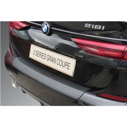 Protection de seuil arrière (ABS) sur mesure pour BMW Série-2 F44 Gran Coupé 'M' Sport & M235i 2020- Noir