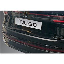 Protection de seuil arrière (ABS) sur mesure pour Volkswagen Taigo 2021- Noir