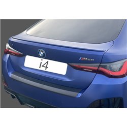 Protection de seuil arrière (ABS) sur mesure pour BMW i4 (G26) 'M' / M-Sport 2021- Noir
