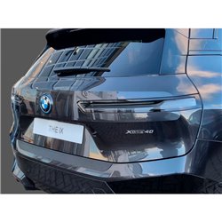 Protection de seuil arrière (ABS) sur mesure pour BMW iX (I20) incl. 'M' Sport & 'M' 2022- Noir