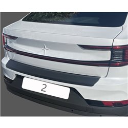 Protection de seuil arrière (ABS) sur mesure pour Polestar 2 2019- Noir
