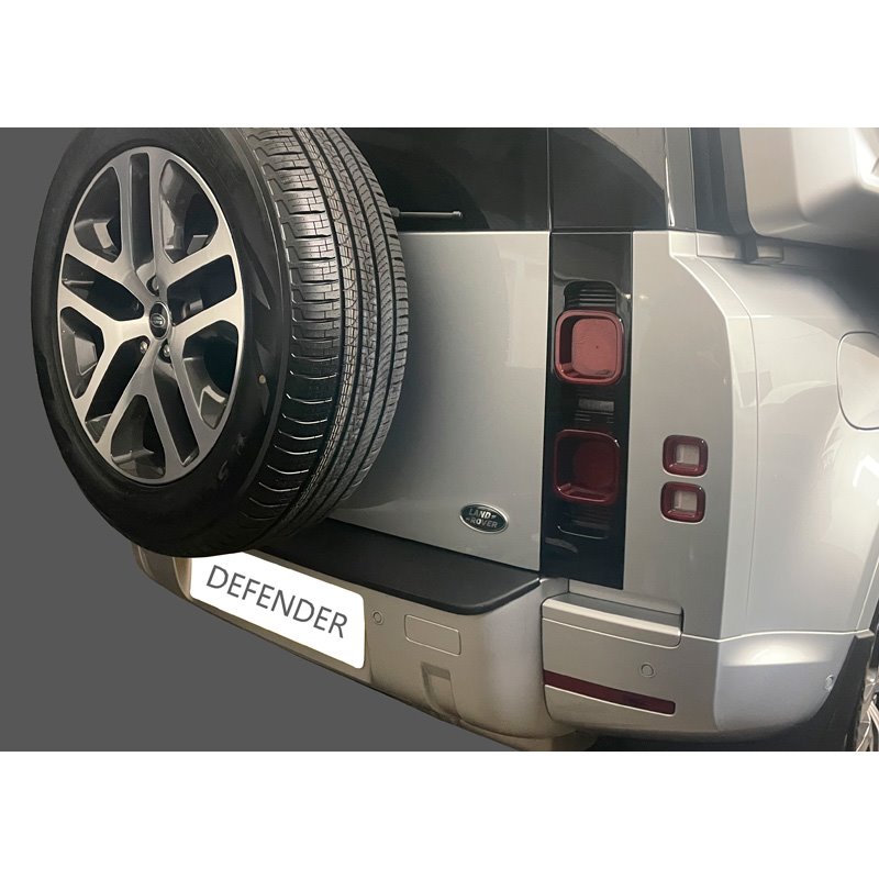 Protection de seuil arrière (ABS) sur mesure pour Land Rover Defender 2020- Noir