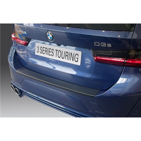 Protection de seuil arrière (ABS) sur mesure pour BMW Série-3 G21 Touring 'M' Sport Facelift 2023- Noir Protection de seuil arrière (ABS) sur mesure pour BMW Série-3 G21 Touring 'M' Sport Facelift 2023- Noir