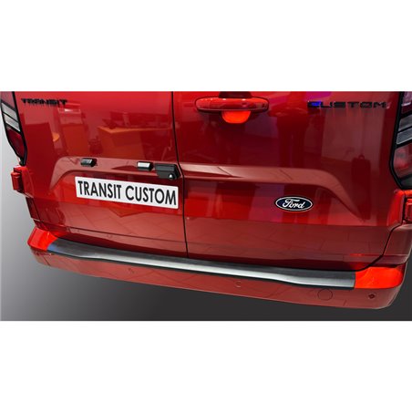 Protection de seuil arrière (ABS) sur mesure pour Ford Transit Custom 2023- Noir Protection de seuil arrière (ABS) sur mesure pour Ford Transit Custom 2023- Noir