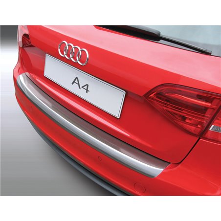Protection de seuil arrière (ABS) sur mesure pour Audi A4 Avant 2008-2012 Argent Protection de seuil arrière (ABS) sur mesure pour Audi A4 Avant 2008-2012 Argent