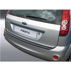 Protection de seuil arrière (ABS) sur mesure pour Ford Fiesta MK6 2002-2008 Noir