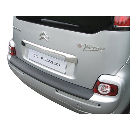 Protection de seuil arrière (ABS) sur mesure pour Citroën C3 Picasso Noir Protection de seuil arrière (ABS) sur mesure pour Citroën C3 Picasso Noir