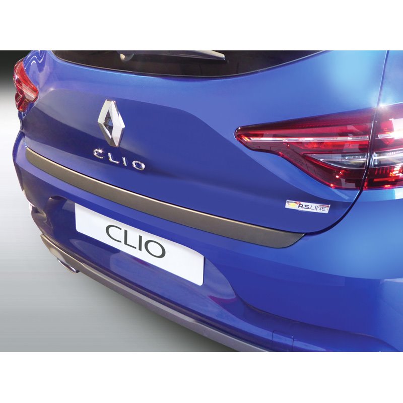 Protection de seuil arrière (ABS) sur mesure pour Renault Clio E HB 5-portes 2019- Noir