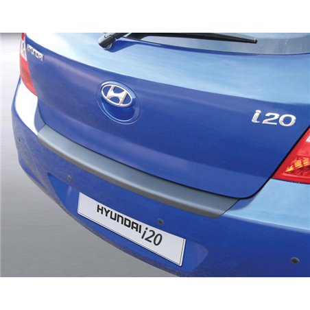 Protection de seuil arrière (ABS) sur mesure pour Hyundai i20 5 portes 2009-2012 Noir Protection de seuil arrière (ABS) sur mesure pour Hyundai i20 5 portes 2009-2012 Noir