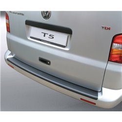Protection de seuil arrière (ABS) sur mesure pour Volkswagen Transporter T5 2003-2012 Noir
