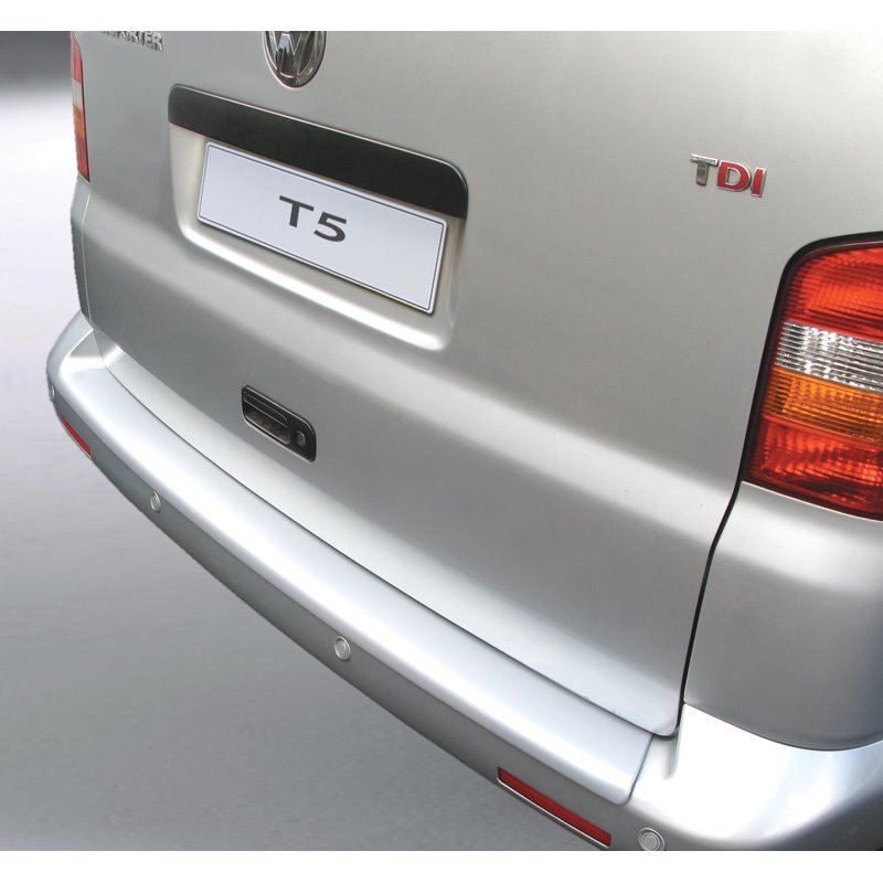 Protection de seuil arrière (ABS) sur mesure pour Volkswagen Transporter T5 2003-2012 Argent