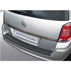Protection de seuil arrière (ABS) sur mesure pour Opel Astra H Wagon Noir
