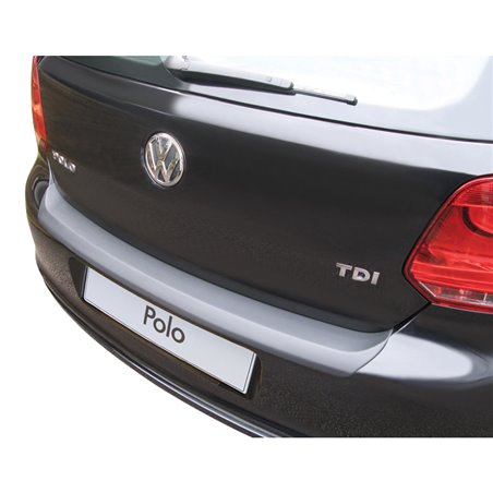 Protection de seuil arrière (ABS) sur mesure pour Volkswagen Polo 6R 3/5 portes 2009-2014 Noir