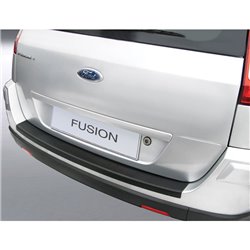 Protection de seuil arrière (ABS) sur mesure pour Ford Fusion 2002-2012 Noir