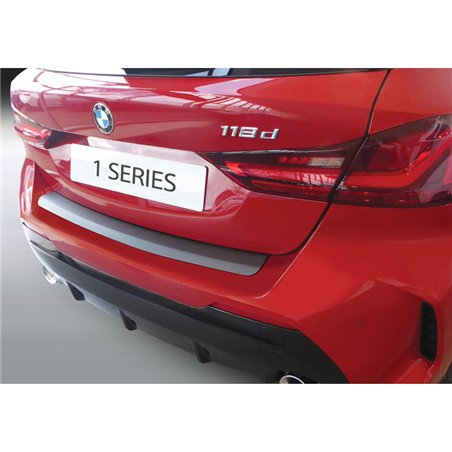 Protection de seuil arrière (ABS) sur mesure pour BMW Série 1 F40 HB 5-portes M-Sport/M135i 9/2019- Noir