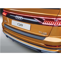 Protection de seuil arrière (ABS) sur mesure pour Audi Q8 (4MN) 2018- Noir