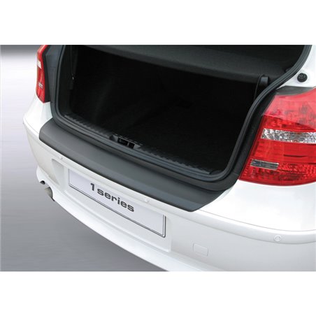 Protection de seuil arrière (ABS) sur mesure pour BMW Série 1 E87 3/5 portes 2007-2011 Noir