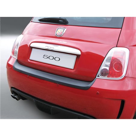Protection de seuil arrière (ABS) sur mesure pour Fiat 500 Abarth -3/2016 Noir Protection de seuil arrière (ABS) sur mesure pour Fiat 500 Abarth -3/2016 Noir