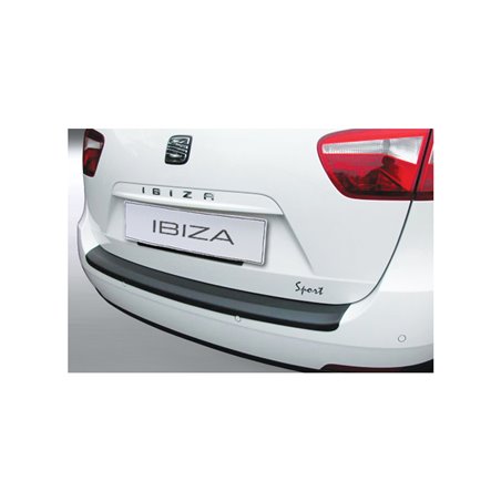 Protection de seuil arrière (ABS) sur mesure pour Seat Ibiza ST 2010-2016 Noir Protection de seuil arrière (ABS) sur mesure pour Seat Ibiza ST 2010-2016 Noir