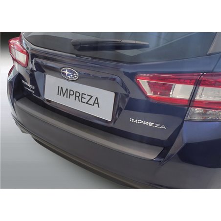 Protection de seuil arrière (ABS) sur mesure pour Subaru Impreza 5-portes 2017- Noir Protection de seuil arrière (ABS) sur mesure pour Subaru Impreza 5-portes 2017- Noir