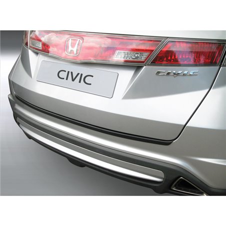 Protection de seuil arrière (ABS) sur mesure pour Honda Civic 2006-2011 Noir Protection de seuil arrière (ABS) sur mesure pour Honda Civic 2006-2011 Noir