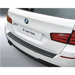 Protection de seuil arrière (ABS) sur mesure pour BMW Série 5 F11 Touring 2010-2017 SE/Sport/Luxury/'M-Style' Noir