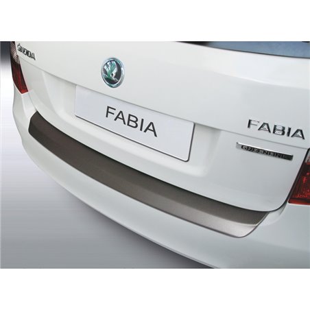 Protection de seuil arrière (ABS) sur mesure pour Skoda Fabia combi 2010-2014 Noir Protection de seuil arrière (ABS) sur mesure pour Skoda Fabia combi 2010-2014 Noir