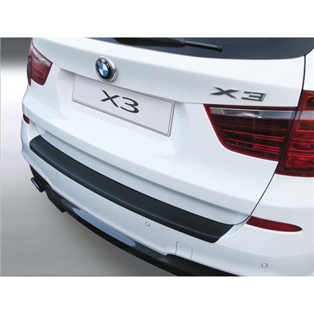Protection de seuil arrière (ABS) sur mesure pour BMW X3 2010-2014 Noir Protection de seuil arrière (ABS) sur mesure pour BMW X3 2010-2014 Noir