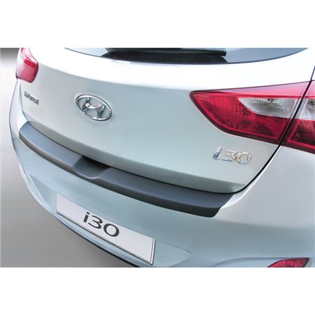 Protection de seuil arrière (ABS) sur mesure pour Hyundai i30 5 portes 2012-2017 Noir Protection de seuil arrière (ABS) sur mesure pour Hyundai i30 5 portes 2012-2017 Noir