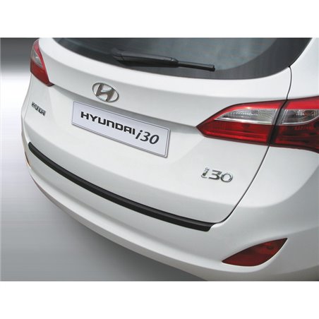 Protection de seuil arrière (ABS) sur mesure pour Hyundai i30 Tourer 2012-2017 Noir Protection de seuil arrière (ABS) sur mesure pour Hyundai i30 Tourer 2012-2017 Noir