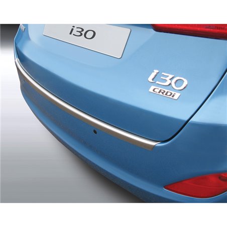 Protection de seuil arrière (ABS) sur mesure pour Hyundai i30 Tourer 2012-2017 Look 'Alu Brossé' Protection de seuil arrière (ABS) sur mesure pour Hyundai i30 Tourer 2012-2017 Look 'Alu Brossé'
