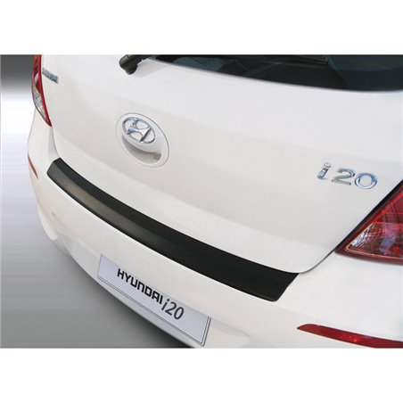 Protection de seuil arrière (ABS) sur mesure pour Hyundai i20 3/5 portes 2012-2014 Noir Protection de seuil arrière (ABS) sur mesure pour Hyundai i20 3/5 portes 2012-2014 Noir