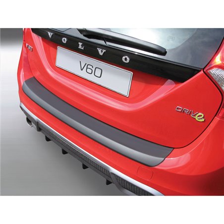 Protection de seuil arrière (ABS) sur mesure pour Volvo V60 2010-2018 Noir Protection de seuil arrière (ABS) sur mesure pour Volvo V60 2010-2018 Noir