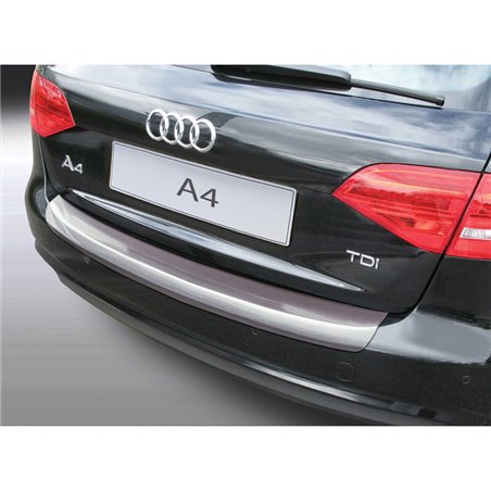 Protection de seuil arrière (ABS) sur mesure pour Audi A4 Avant 2012-2015 (excl. S4) Look 'Alu Brossé' Protection de seuil arrière (ABS) sur mesure pour Audi A4 Avant 2012-2015 (excl. S4) Look 'Alu Brossé'