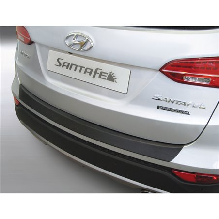 Protection de seuil arrière (ABS) sur mesure pour Hyundai Santa FE 2012-2015 Noir Protection de seuil arrière (ABS) sur mesure pour Hyundai Santa FE 2012-2015 Noir