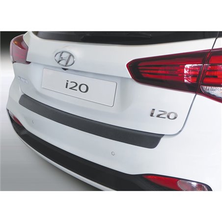 Protection de seuil arrière (ABS) sur mesure pour Hyundai i20 2018-2020 Noir Protection de seuil arrière (ABS) sur mesure pour Hyundai i20 2018-2020 Noir