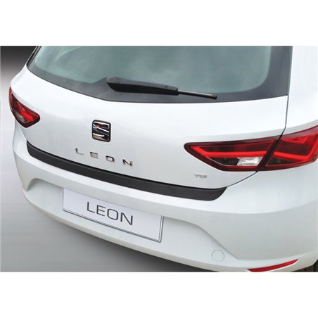 Protection de seuil arrière (ABS) sur mesure pour Seat Leon SE/FR 2013-2020 Noir Protection de seuil arrière (ABS) sur mesure pour Seat Leon SE/FR 2013-2020 Noir