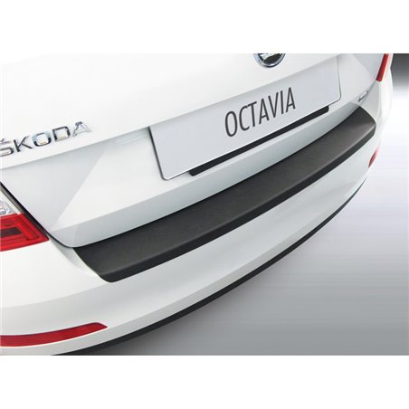 Protection de seuil arrière (ABS) sur mesure pour Skoda Octavia III 5 portes 2013-2017 Noir Protection de seuil arrière (ABS) sur mesure pour Skoda Octavia III 5 portes 2013-2017 Noir