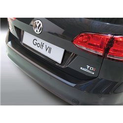 Protection de seuil arrière (ABS) sur mesure pour Volkswagen Golf VII Variant 2013-2017 (incl. GTI & R) Noir