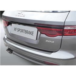 Protection de seuil arrière (ABS) sur mesure pour Jaguar XF Sportbrake 2017- Noir