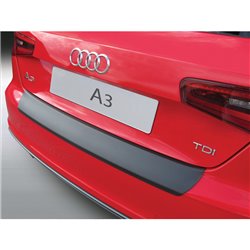 Protection de seuil arrière (ABS) sur mesure pour Audi A3/S3 8V 3-portes 6/2012-10/2017 Noir