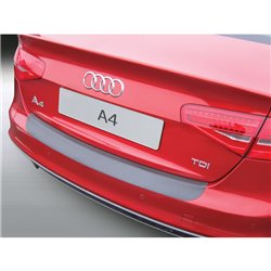 Protection de seuil arrière (ABS) sur mesure pour Audi A4 B8 Sedan 2012-2015 Noir