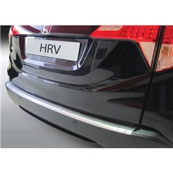 Protection de seuil arrière (ABS) sur mesure pour Honda HR-V 9/2015-2021 Noir