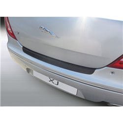 Protection de seuil arrière (ABS) sur mesure pour Jaguar XJ Sedan 2010- Noir