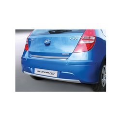 RGM Jupe arrière (Diffuseur) sur mesure pour Hyundai i30 HB 5-portes 2010-2013 argent (ABS)
