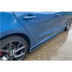 RGM Set de jupes latérales sur mesure pour Ford Focus IV ST & ST-Line 2018- - Noir (ABS)