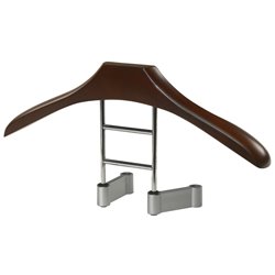 Cintre pour à l'appui-tête en bois - 45cm - incl. 4 adaptateurs (8/10/12mm)